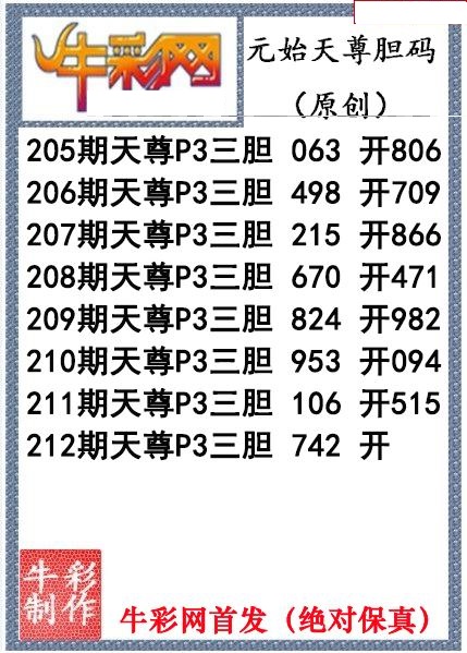 元始天尊胆码图