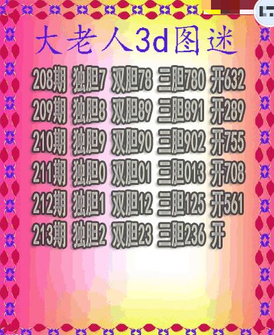 大老人三胆