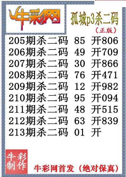 孤城杀码