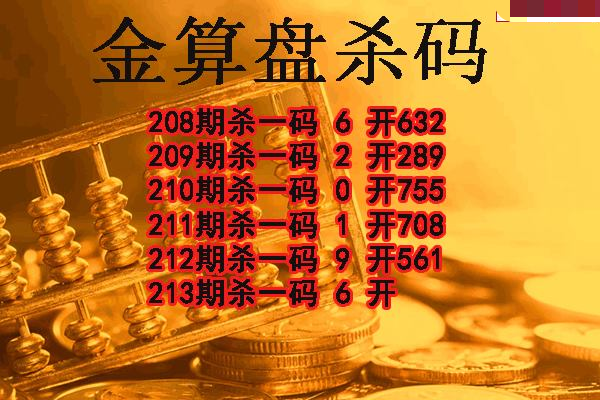 金算盘杀码