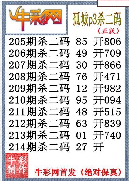 孤城杀码