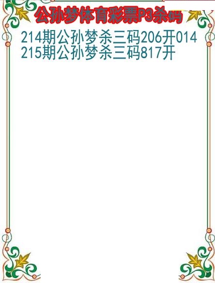 公孙梦杀码图