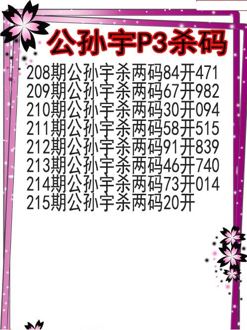 公孙宇杀码图
