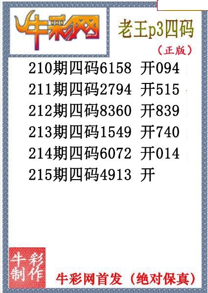 老王胆码