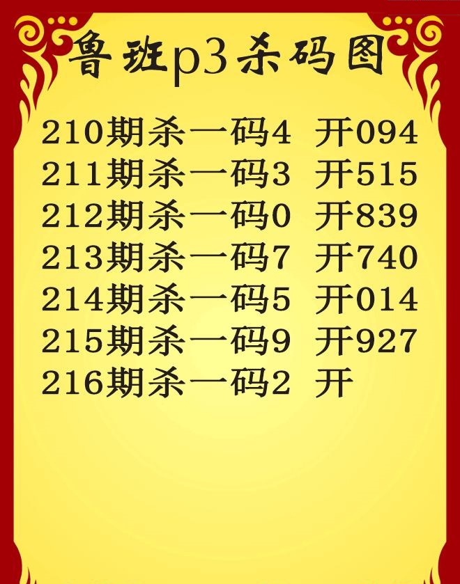 鲁班杀码