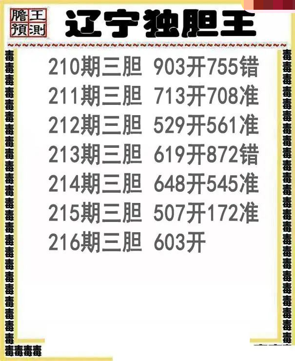 辽宁独胆王