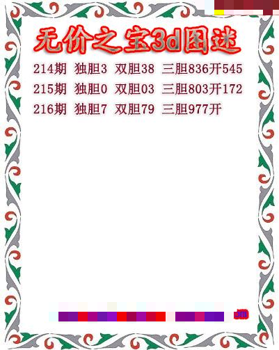 无价之宝送胆