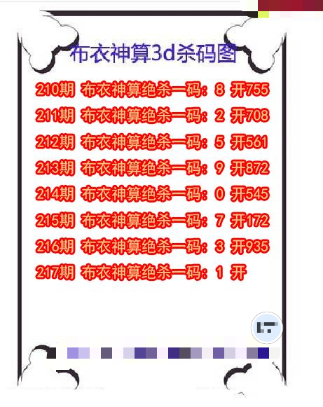 布衣神算杀码