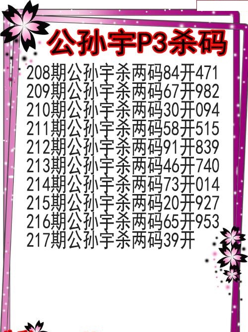 公孙宇杀码图
