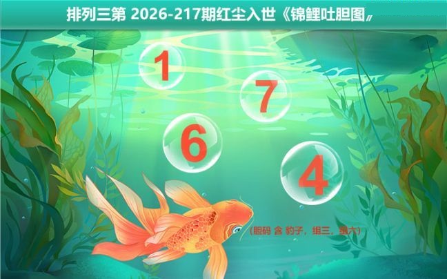 锦鲤吐胆图