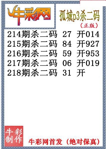 孤城杀码