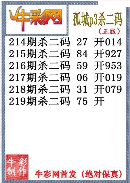 孤城杀码