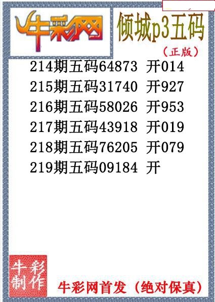 倾城胆码