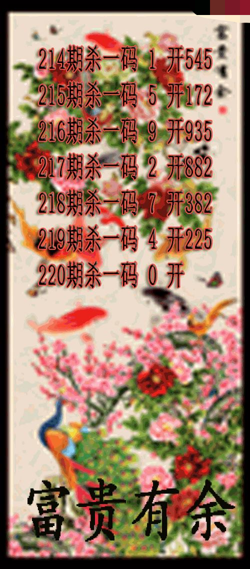 富贵有余杀码