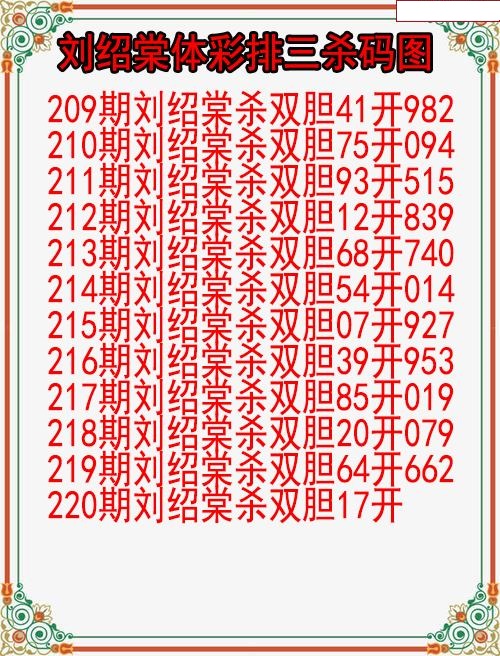刘绍棠杀码图