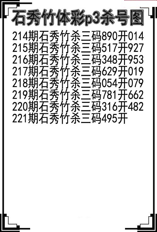 石秀竹杀号图