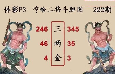 哼哈二将斗胆图