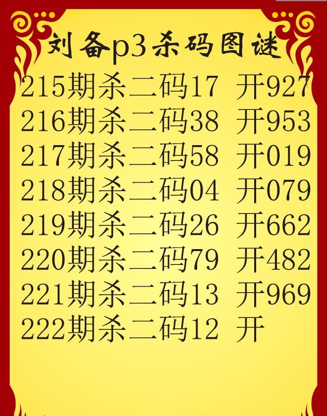 刘备杀码