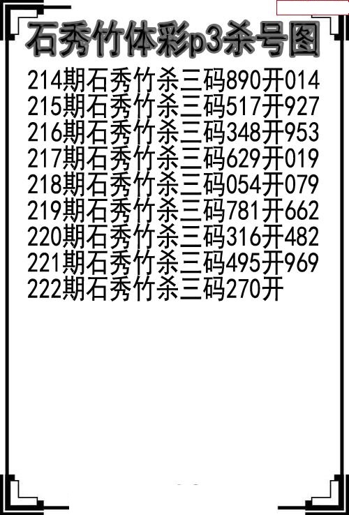 石秀竹杀号图