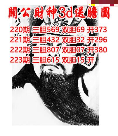 关公财神送胆