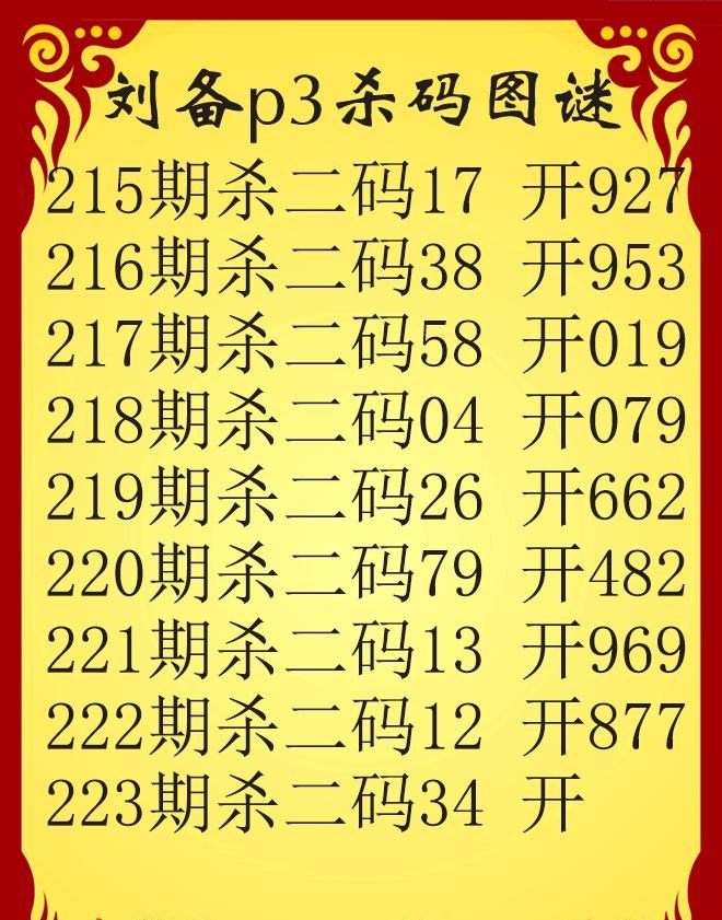 刘备杀码