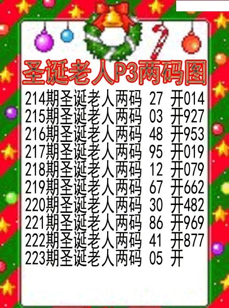 圣诞老人两码图