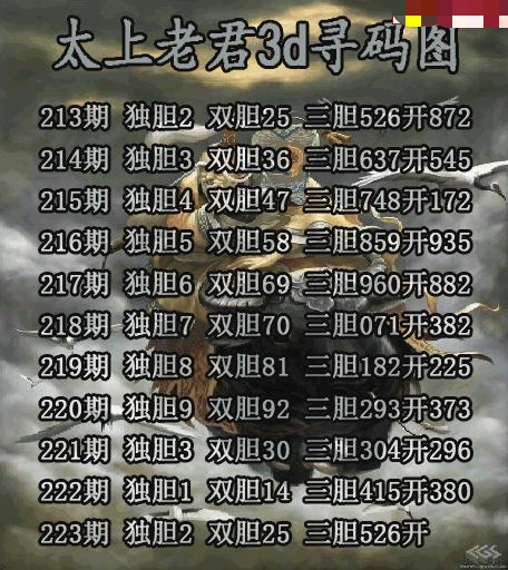 太上老君寻码图