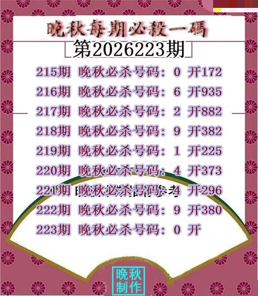 晚秋杀码图