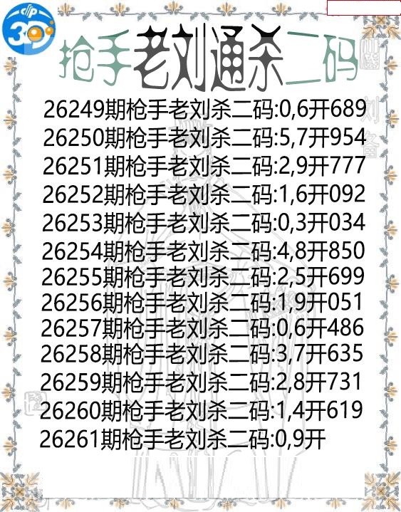 抢手老刘通杀二码
