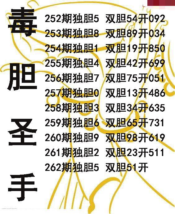 毒胆圣手