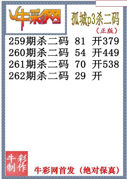 孤城杀码