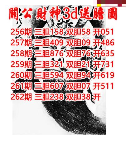 关公财神送胆