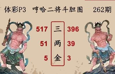 哼哈二将斗胆图