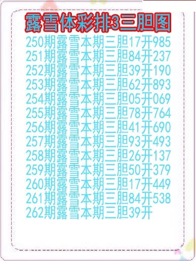 露雪三胆图