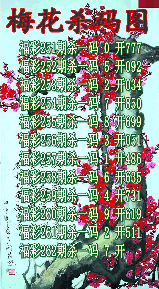 梅花杀码