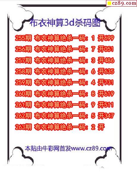 布衣神算杀码