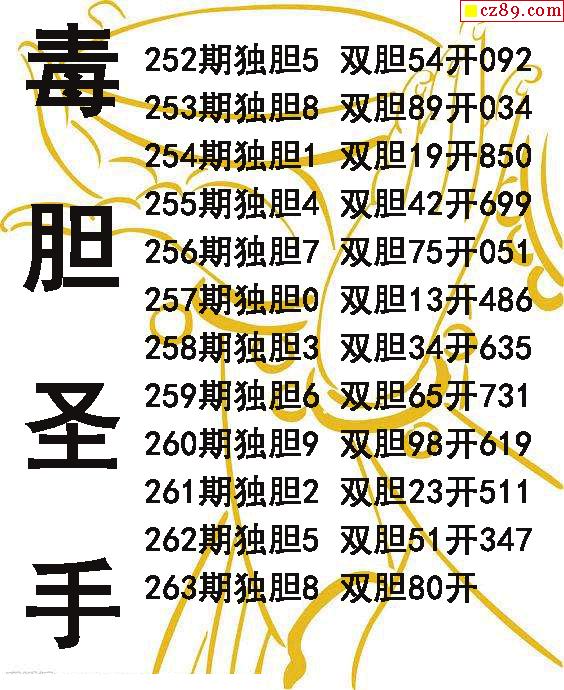 毒胆圣手