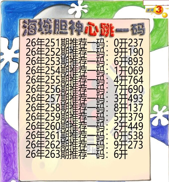 海城胆神心跳一码