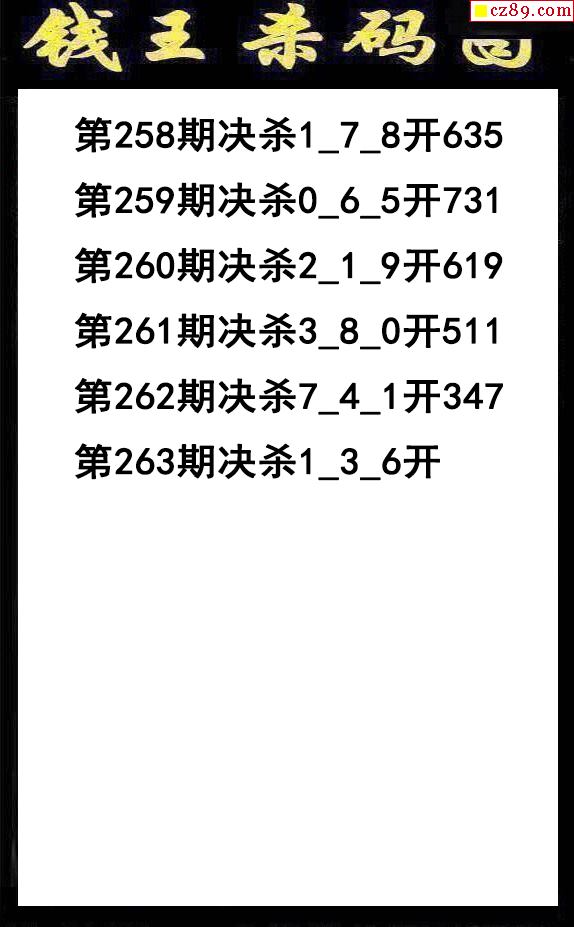 钱王杀码