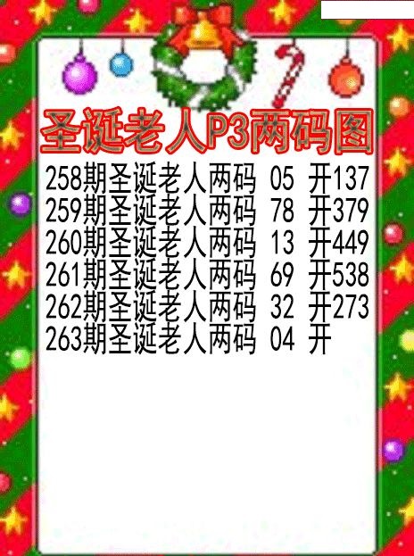 圣诞老人两码图