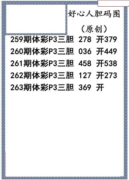 云中子胆码图