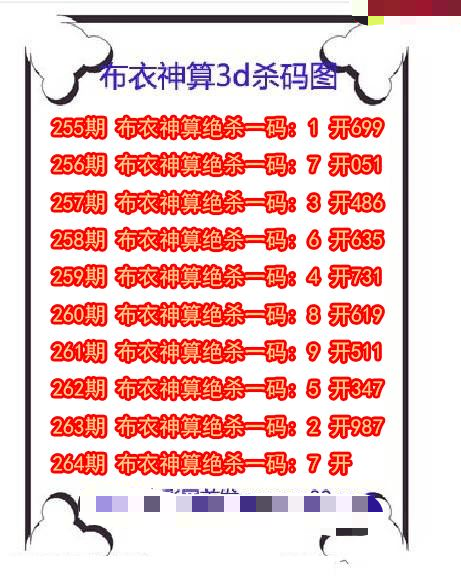 布衣神算杀码