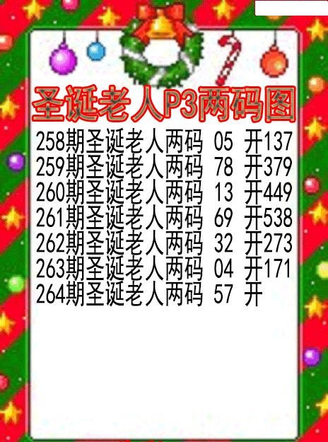 圣诞老人两码图