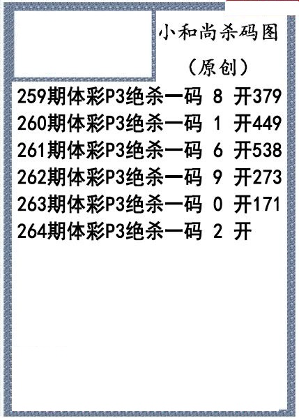 小和尚杀码