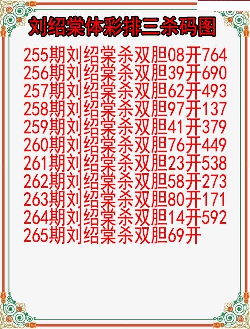 刘绍棠杀码图