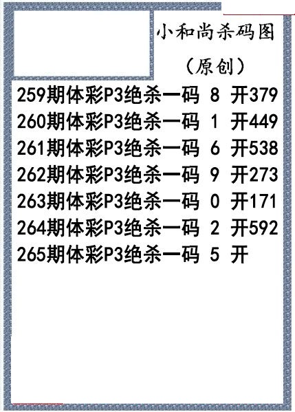 小和尚杀码