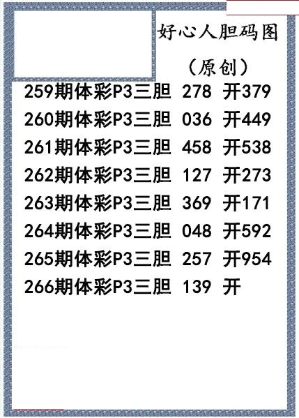好心人送胆
