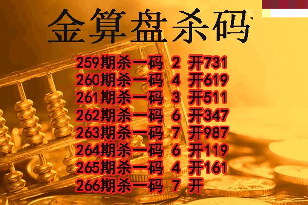 金算盘杀码