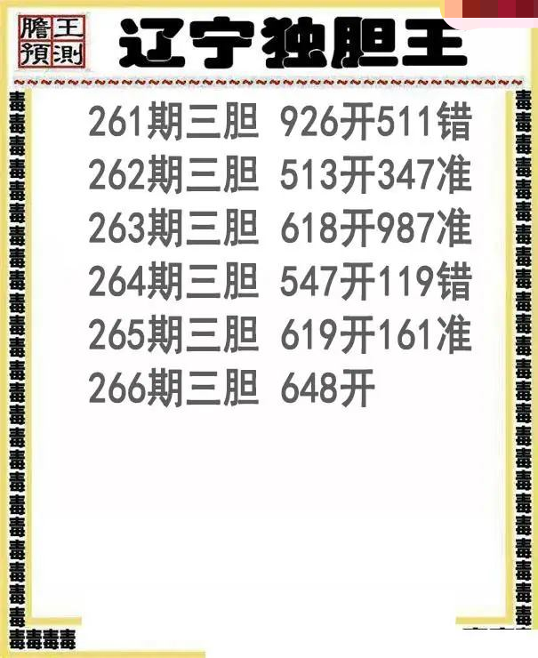 辽宁独胆王