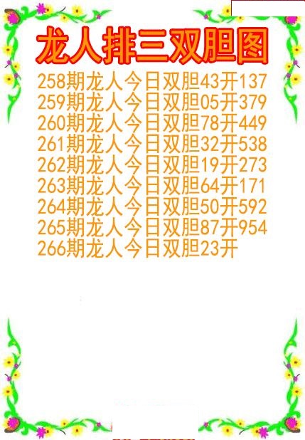 龙人双胆图